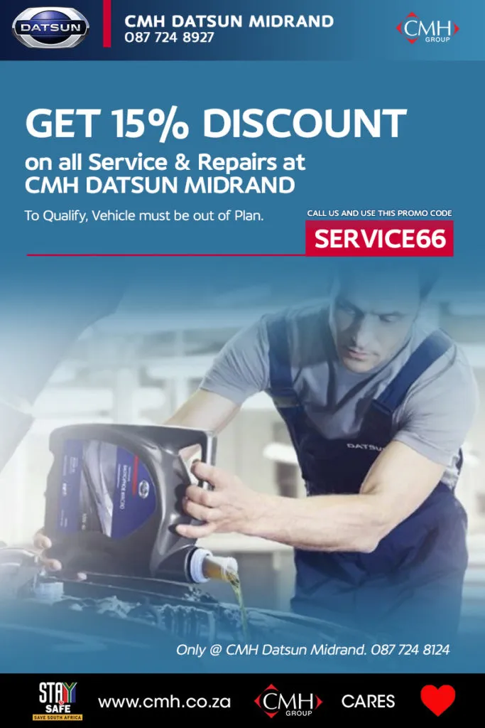 Service and maintenance discount